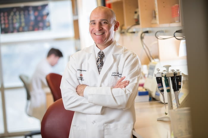 Photo of Dr. John Letterio in a laboratory setting.