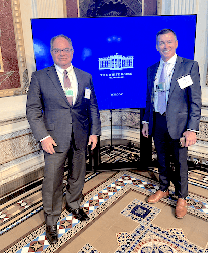 Drs. Cliff Megerian and Peter Pronovost at the White House