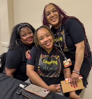 Thumbnail image of three women from UH's Pregnancy Centering program.