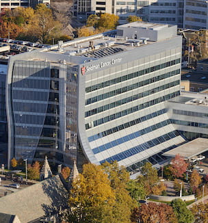 Seidman Cancer Center fall aerial