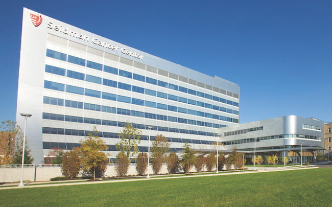 Seidman Cancer Center exterior at Cleveland Medical Center