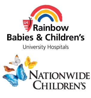 Thumbnail image of logos of UH Rainbow and Nationwide Children's Hospitals.