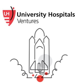 UH Ventures brand logo with stylized Space Shuttle line drawing.