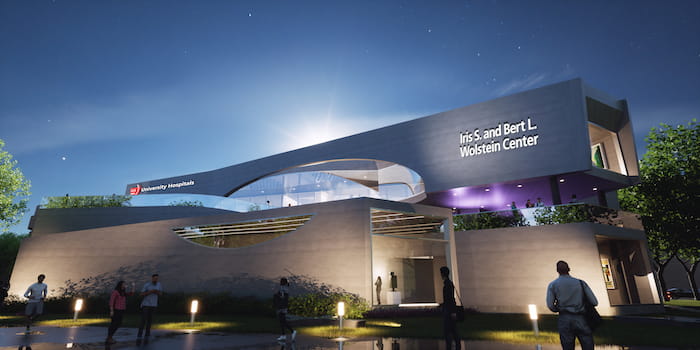 UH Wolstein Center rendering-Euclid Ave view