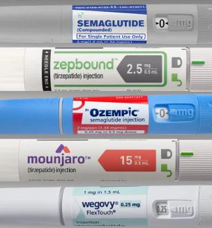 Thumbnail image of various weight loss medicines.